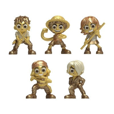 One Piece Treasure Chest Series 1 Gold Mini Figure Set - 5pk