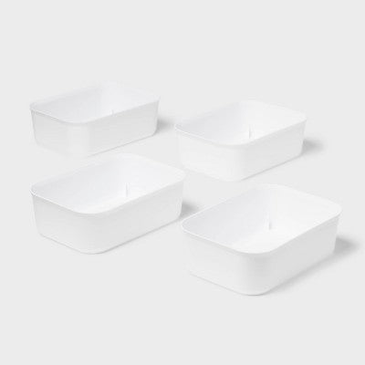 4pk Flexible Storage 3L Med Tubs Only - Brightroom (LOCAL PICKUP ONLY)