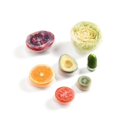 W&P Design Reusable Stretch Produce Savers Silicone Wraps - 7pk