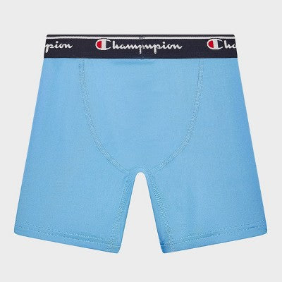 Champion Boys' 5pk Wicking Active Performance Boxer Briefs- Blue/Red S
