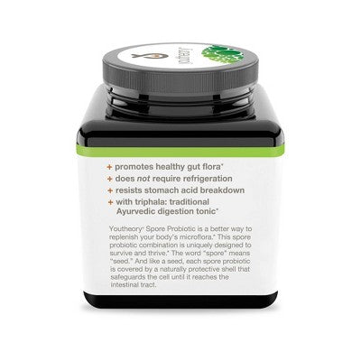 Youtheory Spore Probiotic Capsules - 60ct