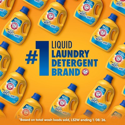 Arm & Hammer Plus OxiClean Ultra Stain Fighters Fresh Scent Liquid Detergent 122 Loads - 158.6oz