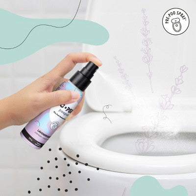 Oopsie Poopsie Toilet Odor Eliminator Toilet Spray - Lavender Escape - 2 fl oz: Ammonia-Free, Non-Powered