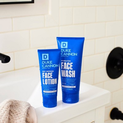 Duke Cannon Dry Defense Face Lotion - Hydrating Gel-Cream Moisturizer for Men - 3 fl. oz