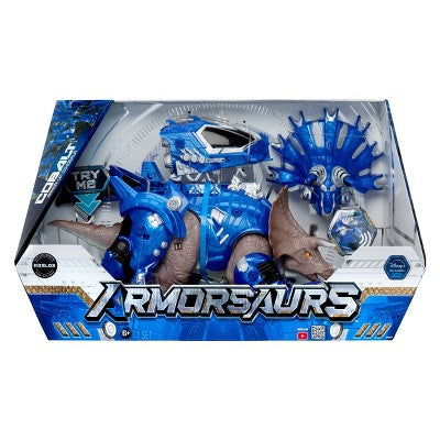 Armorsaurs Armor-Up Dinosaur Cobalt Figure with 7 Removable Armor Pieces