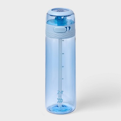 24oz Tritan Hydration Water Bottle - Light Blue - All in Motion: Portable Plastic Drinkware
