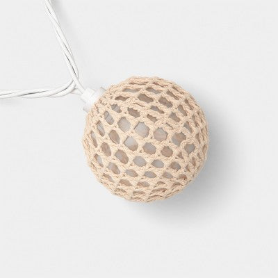 Open Weave String Lights - Threshold