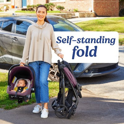 Graco Verb Click Connect Travel System with SnugRide Infant Car Seat - Pink/Black (LOCAL PICKUP ONLY)