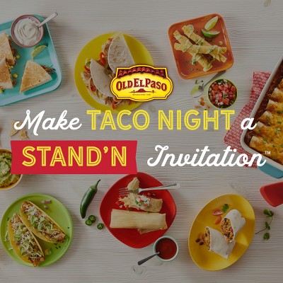 Old El Paso Gluten Free Vegan Stand 'n Stuff Yellow Corn Taco Shells - 4.7oz/10ct