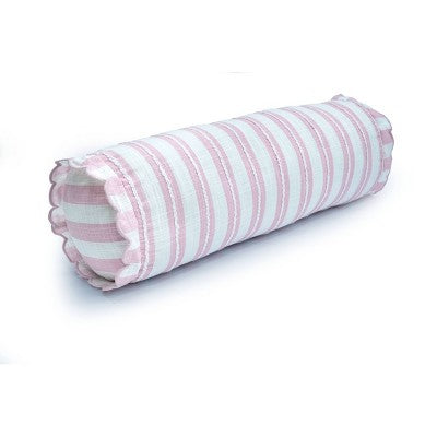 Lumbar Bolster Pillow Pink Stripe (LOCAL PICKUP ONLY)