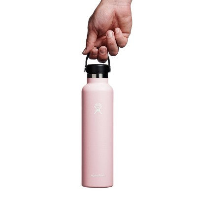 Hydro Flask 24oz Standard Mouth Bottle - Trillium: Double-Wall, BPA-Free, Leakproof