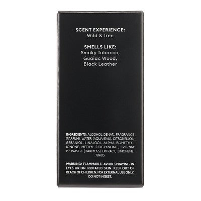 fine'ry. Men's Eau De Cologne - Smoke & Leather - 2 fl oz