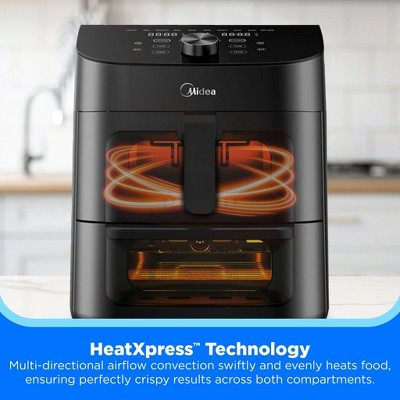 Midea 11 QT Smart Two-Zone Air Fryer Oven with Sync Finish Cooking (LOCAL PICKUP ONLY)