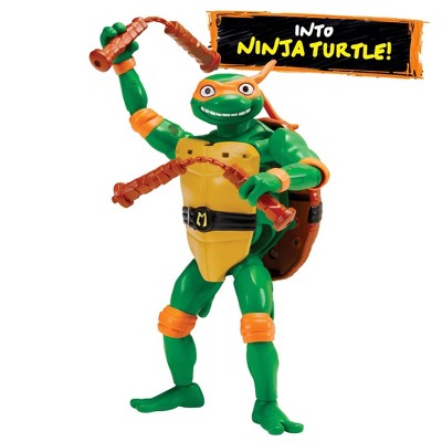 Teenage Mutant Ninja Turtles Michelangelo Pet to Ninja Action Figure