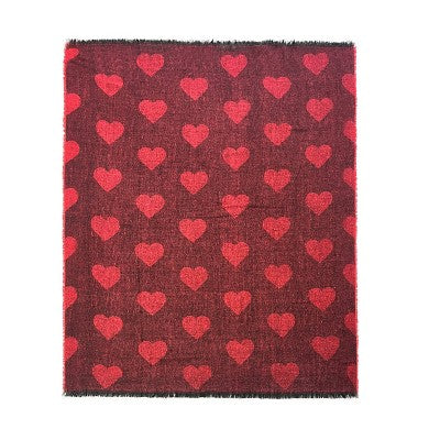 Woven Throw Red Heart - Bullseye's Playground