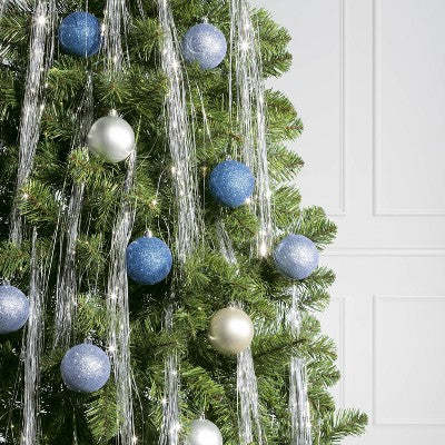 Christmas Silver Tinsel Picks - Wondershop