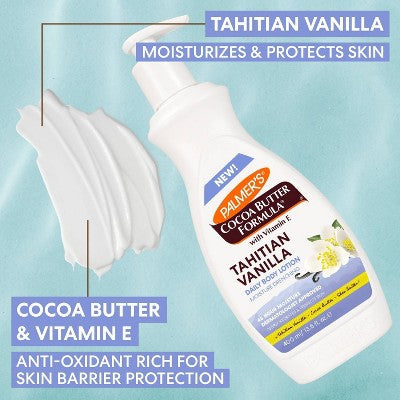 Palmer's Tahitian Vanilla Body Lotion - 13.5 fl oz: Moisturizing, For Normal to Very Dry Skin, Whole Body, Bottle