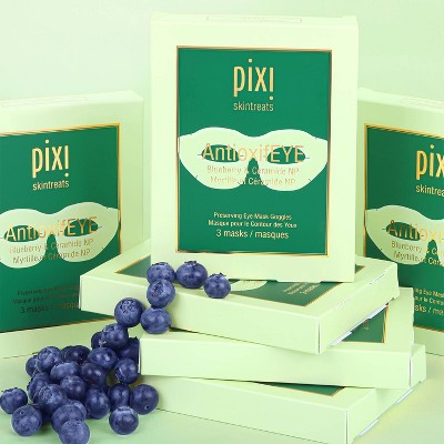 Pixi AntioxifEYE Eye Mask Goggles - 3pk: Hydrating, Blueberry, Vegan