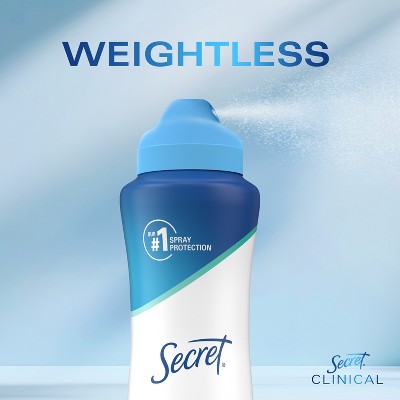 Secret Clinical Dry Spray Antiperspirant & Deodorant - Light & Fresh - 3.8oz