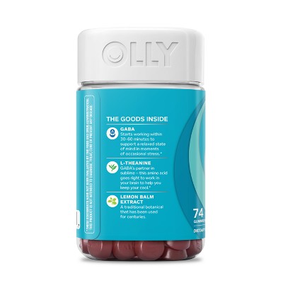 OLLY Goodbye Stress Tallboy Multivitamins Gummies - 74ct