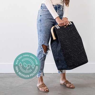 CleverMade Laundry Backpack LUXE Black Birch