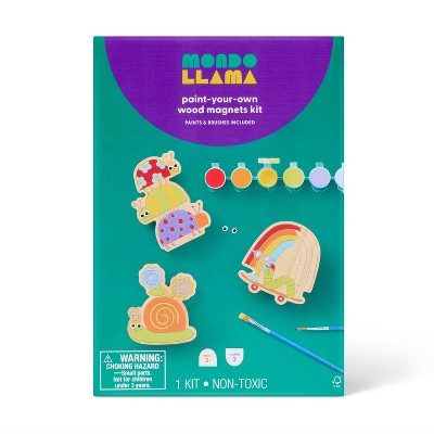 3ct Insect Wood Magnets Painting Craft Activity Kit - Mondo Llama