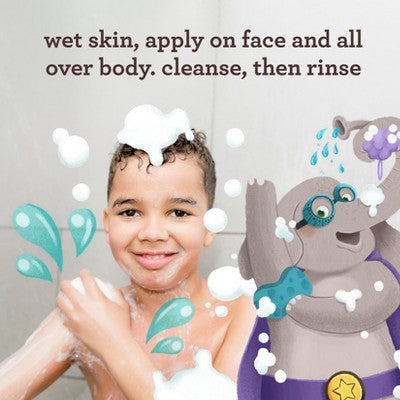 Aveeno Kids' Face & Body Wash - 2 fl oz: Liquid, Basic Cleansing, Normal Skin, Fresh Scent