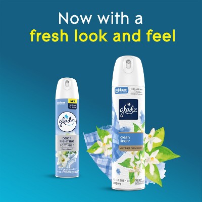 Glade Aerosol Air Fresheners - Clean Linen - 7.3oz