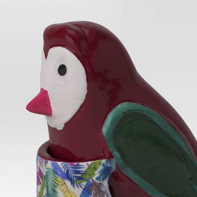Featherly Friend Statuary Outdoor Aluminum Bird Figurine - Threshold
