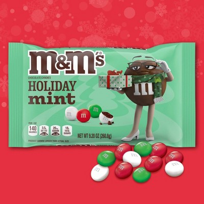 M&M's Christmas Mint Chocolate Candies - 9.2oz