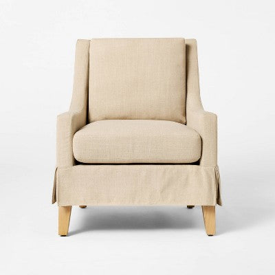Camas Slipcover Accent Chair Khaki - Threshold designed with Studio McGee (LOCAL PICKUP ONLY)