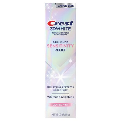 Crest 3D White Advanced Sensitivity Relief Toothpaste - 3.9oz