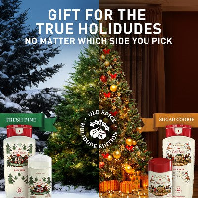 Old Spice Holidude Lumbersnack Body Wash and Deodorant Holiday Gift Set - 2ct
