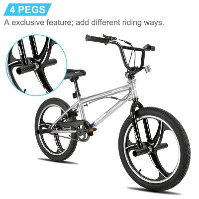 HILAND Kids BMX Bike, Blue, 20", 3 Spoked Wheel (LOCAL PICKUP ONLY)