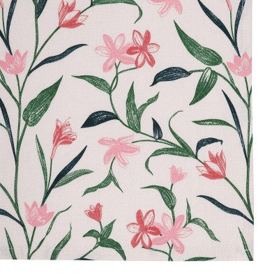 2pk Dish Towels Spring Floral Pink - Bullseye's Playground