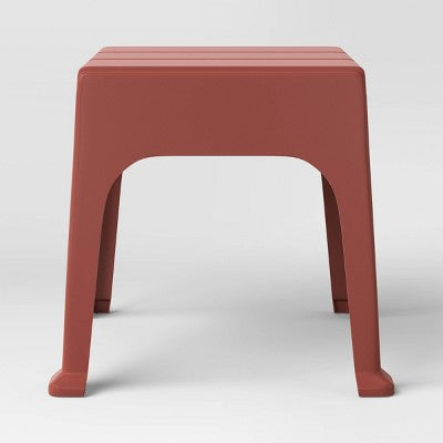 Resin Patio Accent Table Cinnamon - Room Essentials