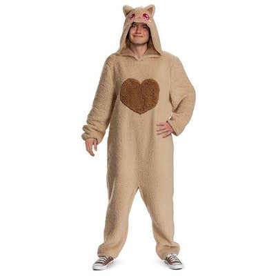 Disguise Adult Mumu Monster Deluxe Hooded Costume Jumpsuit Sand One Size S/M