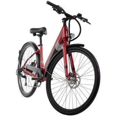 Huffy Lyndon Step-Through Electric Bike - 27.5" Wheels - 20 MPH - 36V - Red (LOCAL PICKUP ONLY)