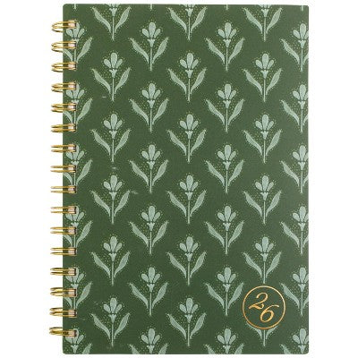 Cambridge 2026 Weekly/Monthly Cherrywood Lane Small Green Floral