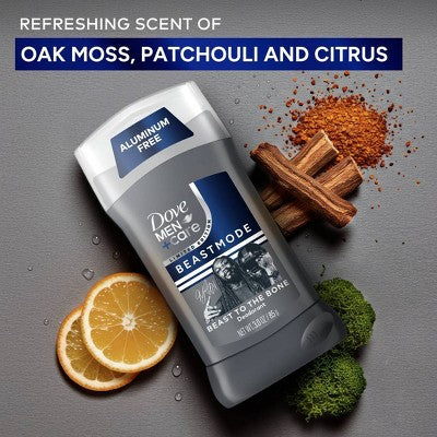 Dove Men+Care Aluminum-Free Limited Edition Deodorant Stick Beastmode Collection - Beast to the Bone - 3oz