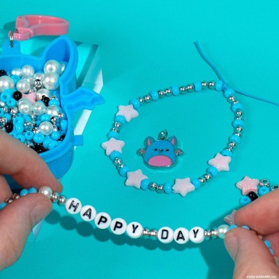 Squishmallows Boyle Halloween Bracelet Kit: Craft Activity Set with Beads, Charms, Clips & Storage Case