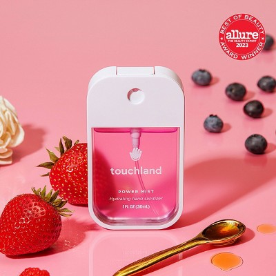 Touchland Power Mist Hydrating Hand Sanitizer - Berry Bliss - Trial Size - 1 fl oz/500 sprays