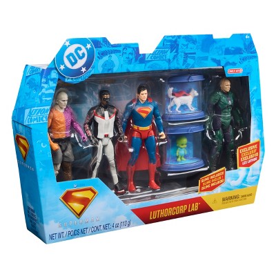 DC Comics Superman TRGX Action Figure Set 6" - 4pk