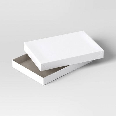 10pc White Assorted Christmas Gift Boxes - Wondershop