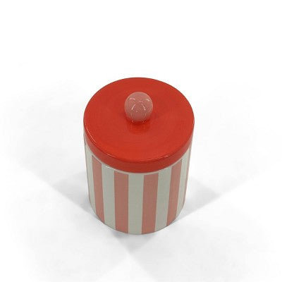 Ceramic Jar Pink - Bullseye's Playground