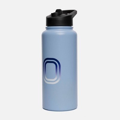 Overtime Elite 30oz Stainless Steel Pro HYDR8 Water Bottle - Ice Blue Logo Gradient