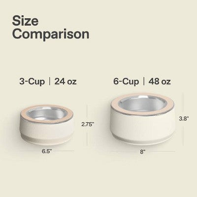 Stanley Stainless Steel All Day 3 Cup Pet Bowl - Cream