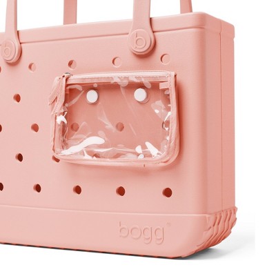 Bogg Bag Baby Bogg Tote Bag - Peach Daiquiri: Plastic Vinyl Shoulder Handbag