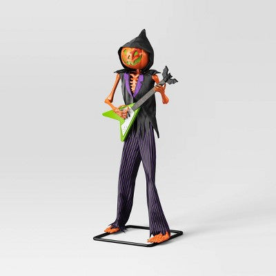 Lewis & Friends 70" Pumpkin Rocker Billy Servo Singing Skeleton Halloween Decorative Prop - Hyde & EEK! Boutique (LOCAL PICKUP ONLY)