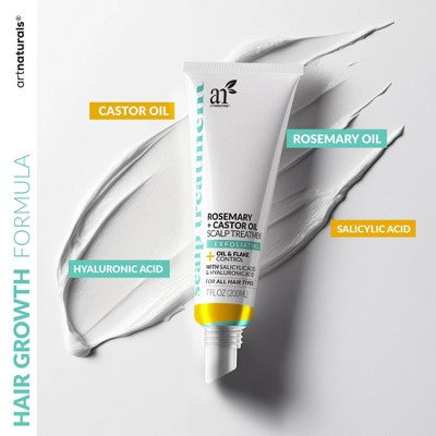 artnaturals Rosemary + Castor Scalp Treatment - 7 fl oz